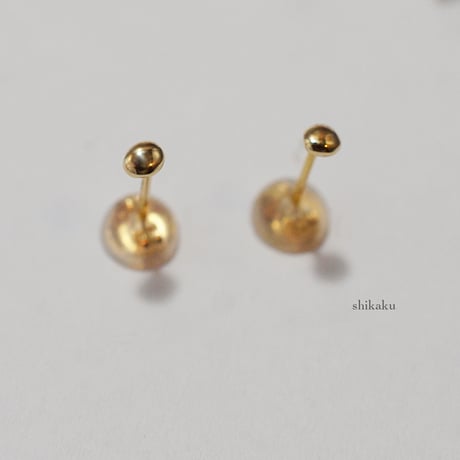 UNEVEN ピアス　K10