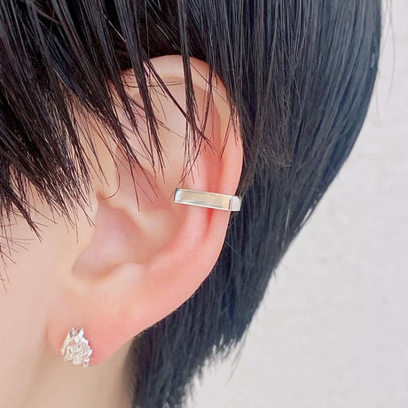 SQUARE　イヤカフ  シルバー