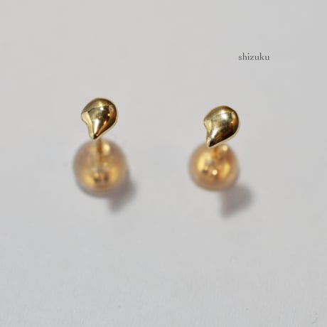 UNEVEN ピアス　K10
