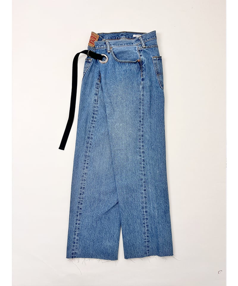 nvetokki WRAP DENIM ンベトッキ リメイクラップデニム - メルカリ 