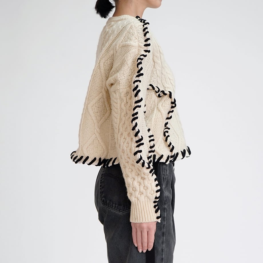 STITCH DOCKING KNIT / DN-17 | nve tokki