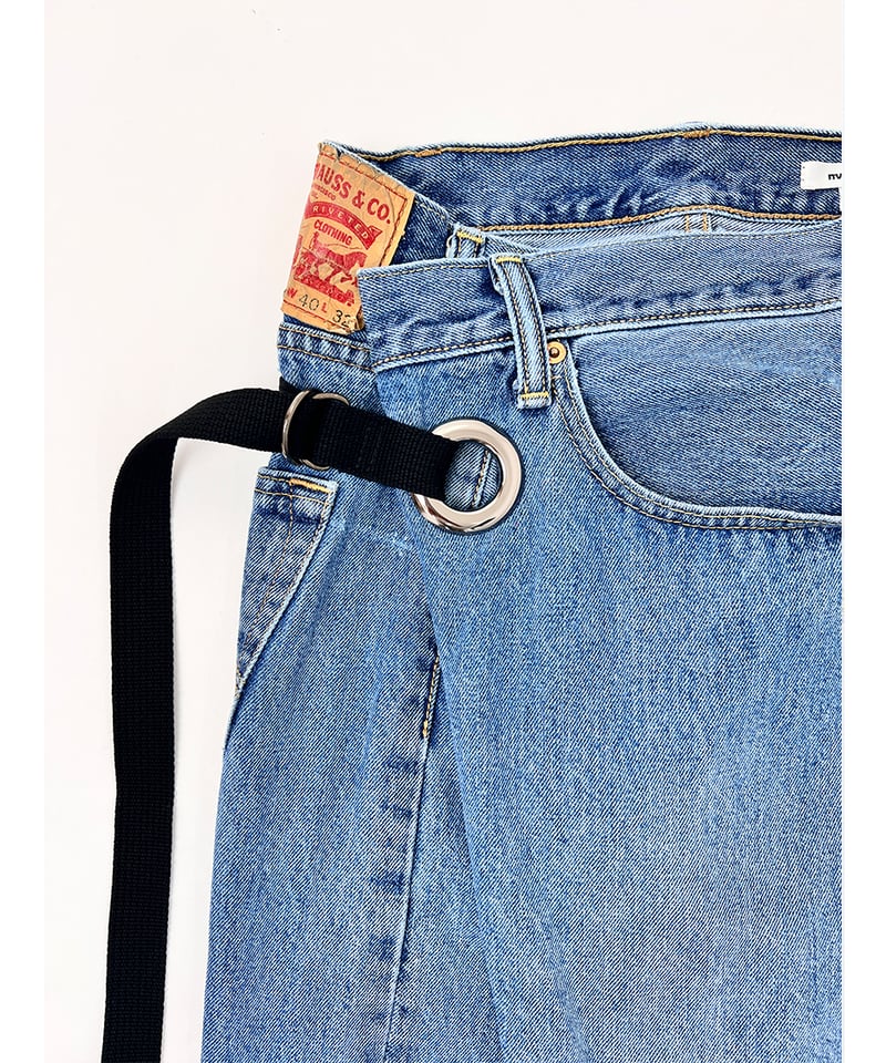 nvetokki WRAP DENIMンベトッキリメイクラップデニム - ストレートデニム