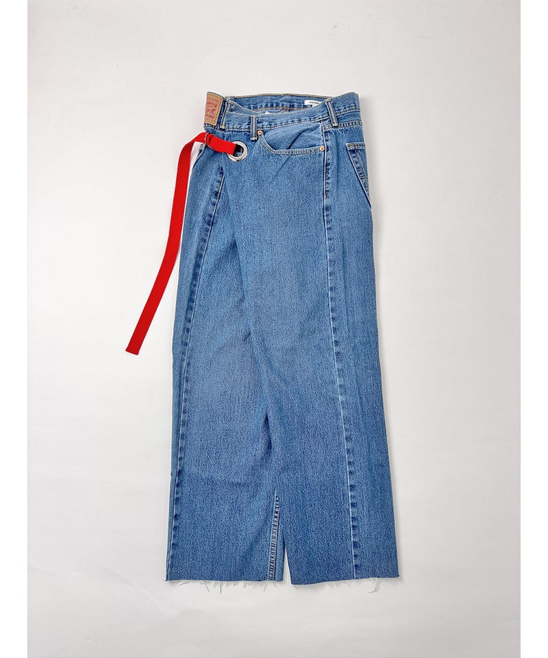 nvetokki WRAP DENIM ンベトッキ リメイクラップデニム - メルカリ 