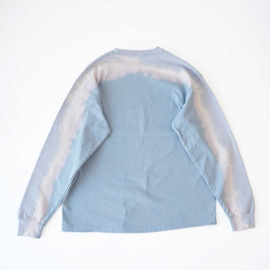 GRADATION LINE LONG TEE（BLUE） | nve tokki