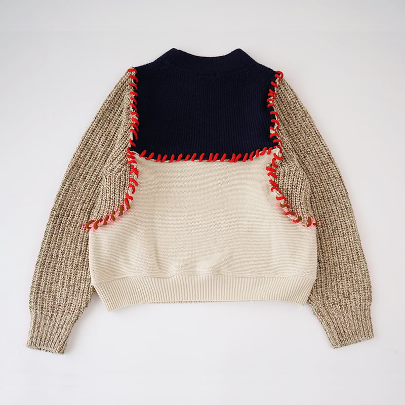 UN3D. KNIT DOCKING JKニットドッキングジャケット36ベージュ PXL_20240108_101311909_small2.jpg