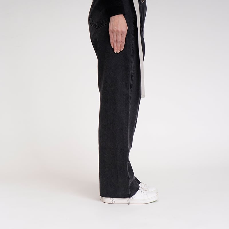WRAP DENIM / M size (BLACK×GREY) RD-26 | nve tokki