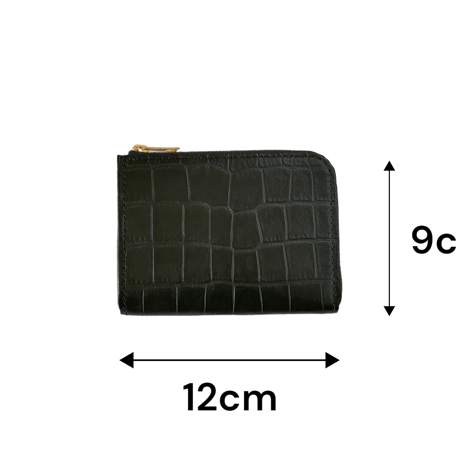 Smooth Wallet クロコ型押