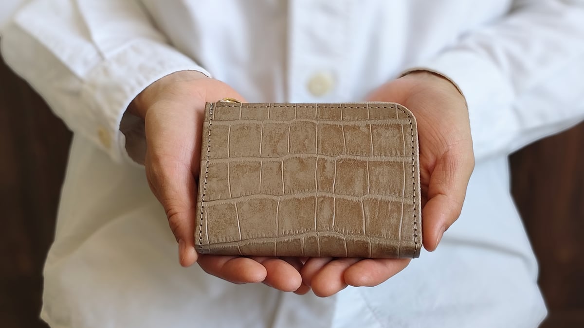Smooth Wallet クロコ型押 | VIAJAR