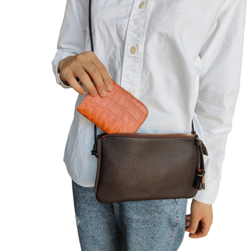 Smooth Wallet クロコ型押 | VIAJAR