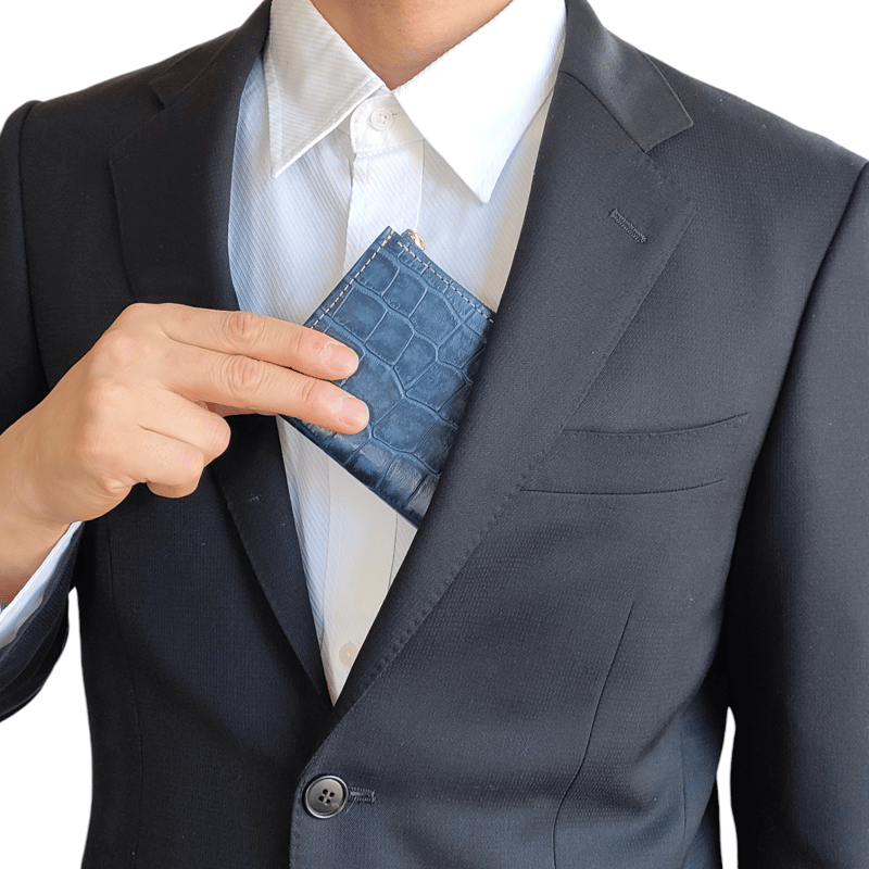 Smooth Wallet クロコ型押 | VIAJAR