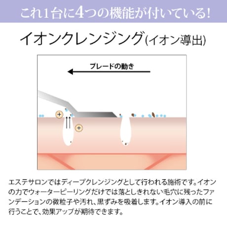 超音波洗浄　スキンクリーナー