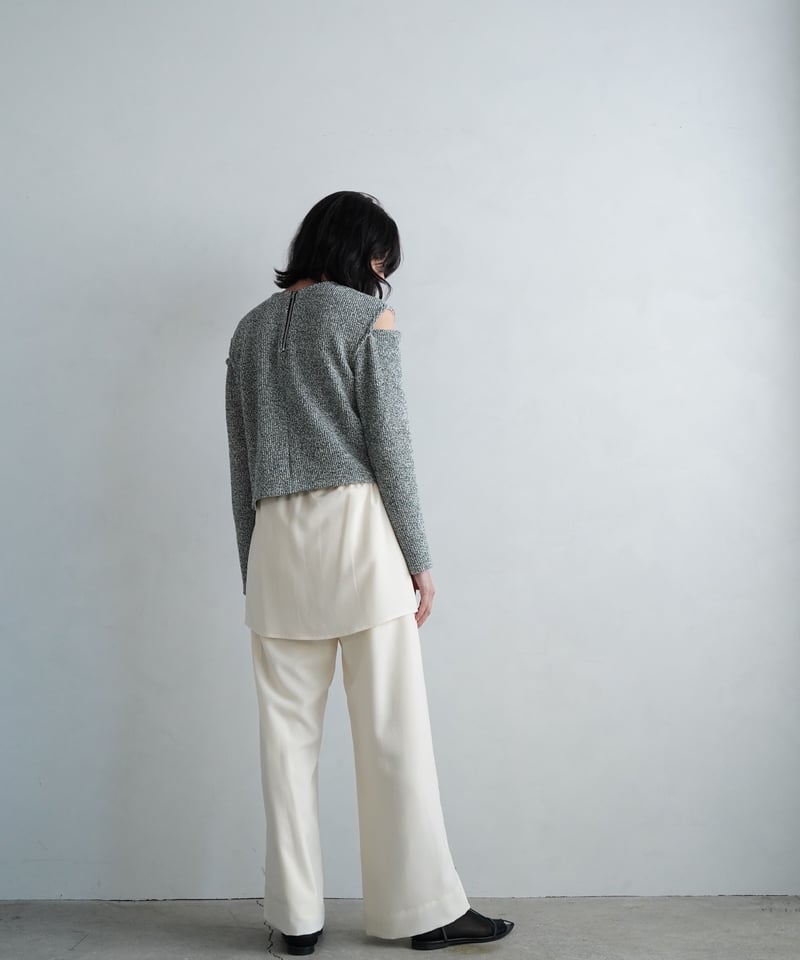 &her】Heather River Knit /GREEN-3日以内発送- | &her