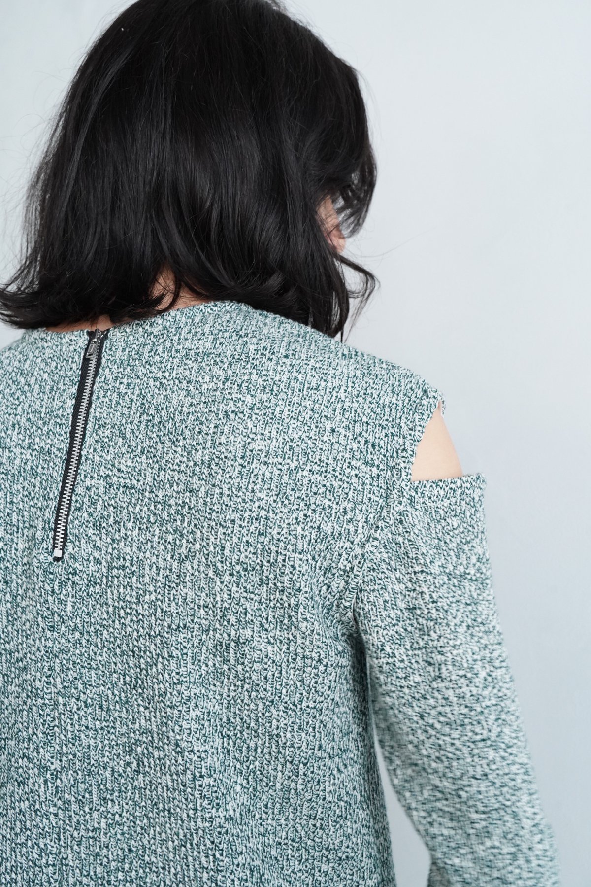 &her】Heather River Knit /GREEN-3日以内発送- | &her