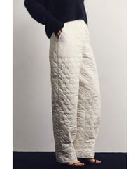 【&her】Quilting Pants/WHITE-5日以内発送-
