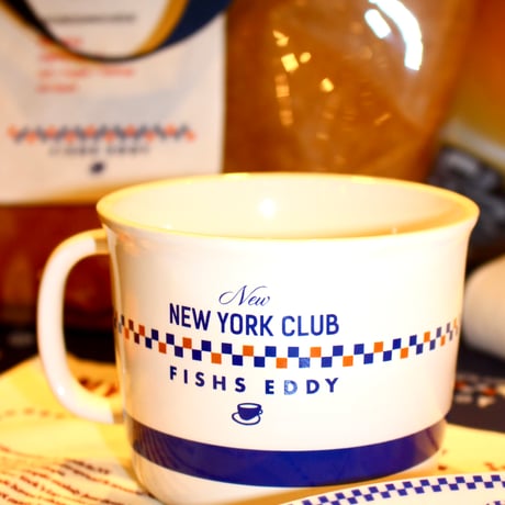 FISHS EDDY × NEW NEW YORK CLUB / BAGEL MONOGRAM MUG マグカップ