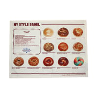 FISHS EDDY × NEW NEW YORK CLUB / Place Mat ＜Bagels Illustrated Book> ランチョンマット ベーグル図鑑
