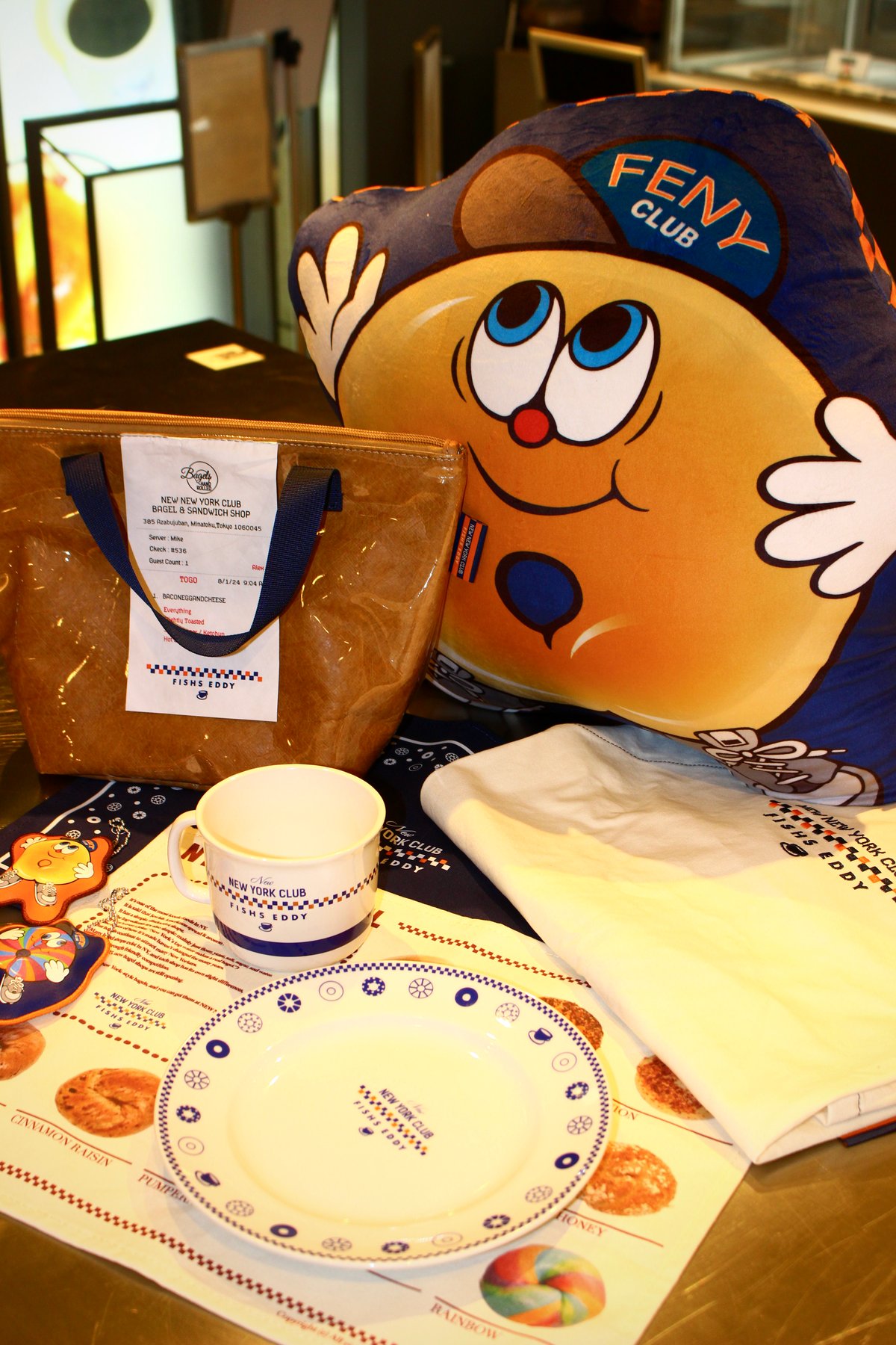 FISHS EDDY × NEW NEW YORK CLUB / BAGEL MONOGRAM