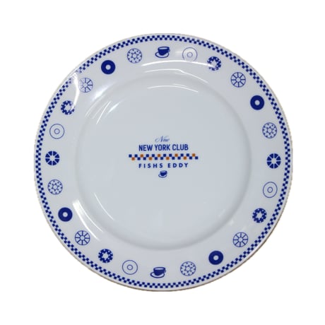 FISHS EDDY × NEW NEW YORK CLUB / BAGEL MONOGRAM PLATE 皿
