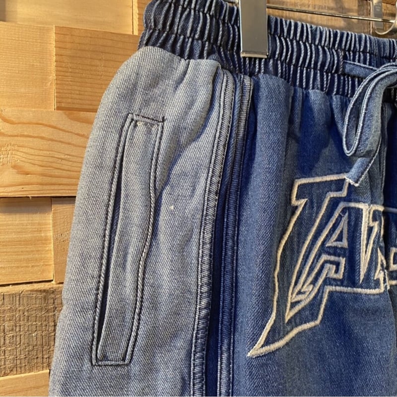 Denim lakers hot sale shorts