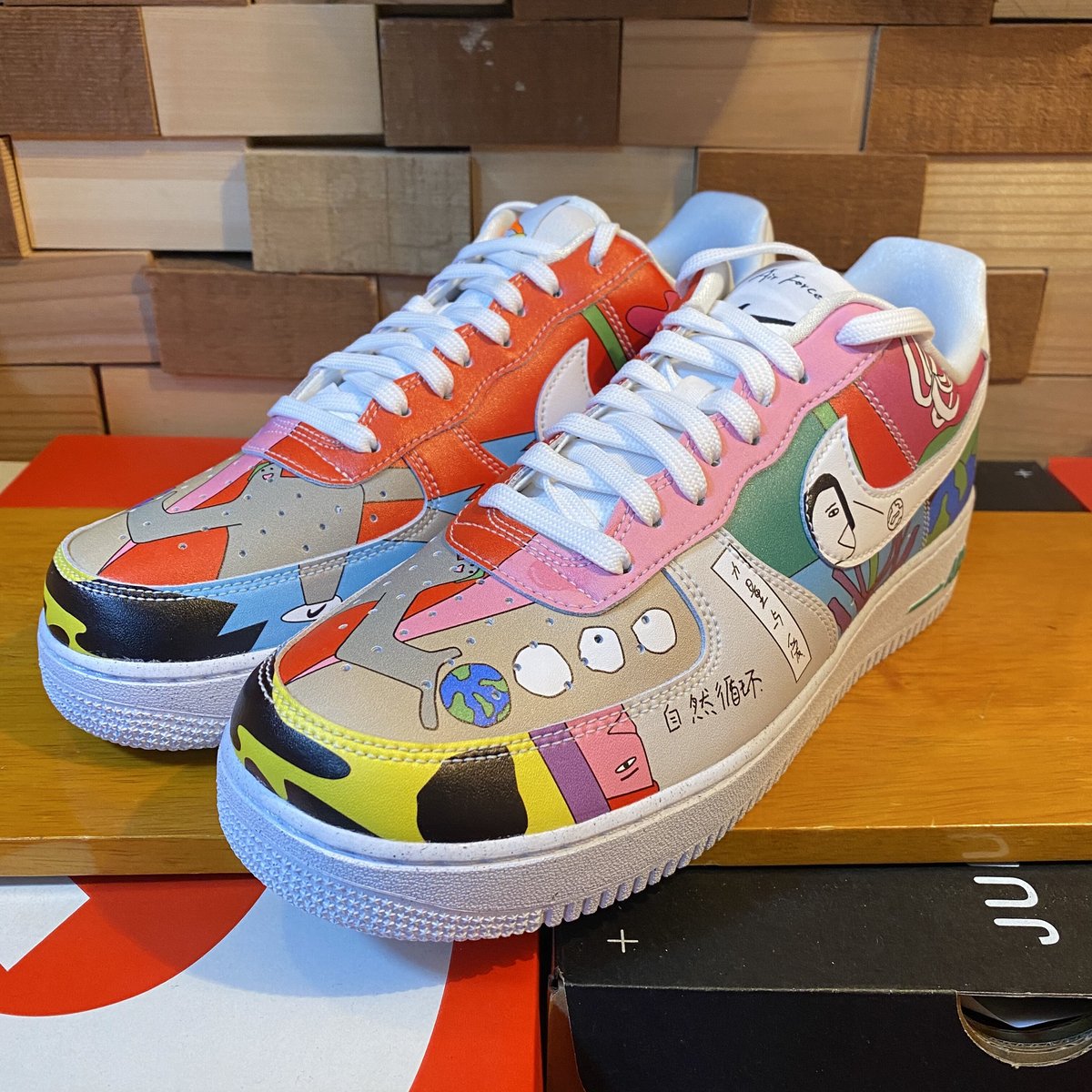 NIKE FLY LEATHER AF1 QS Mania Club Tokyo