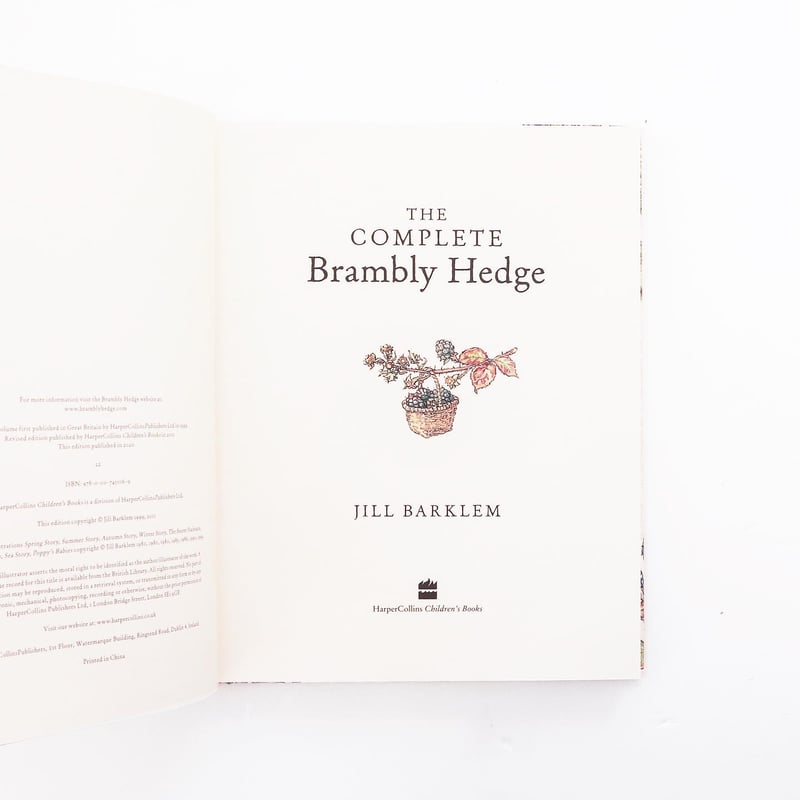 The Complete Brambly Hedge』 | Reading Mug The Complete Brambly Hedge』 | Reading Mug