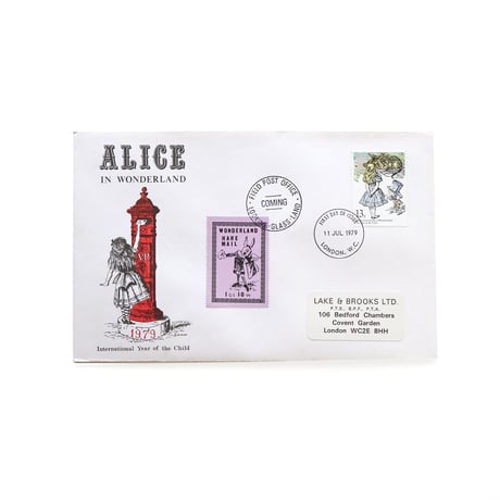 『Alice in Wonderland / First Day Cover』