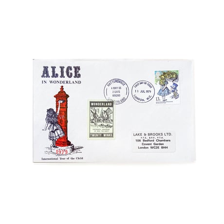 『Alice in Wonderland / First Day Cover』