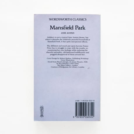 『Mansfield Park（Wordsworth Classics）』