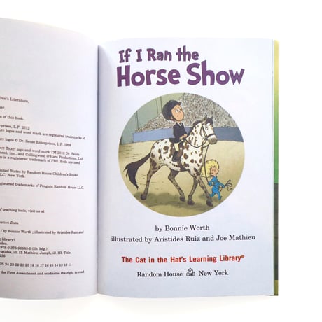 『If I Ran the Horse Show』