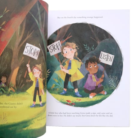 『Greta and the Giants：inspired by Greta Thunberg's stand to save the world』