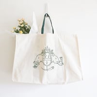 『Petersham Nurseries Canvas Shopper』