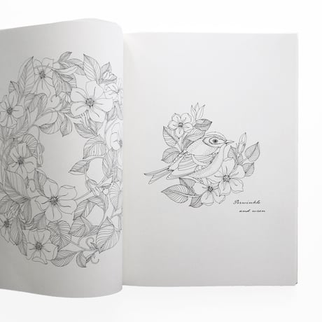 『Floribunda Year：A Flower Colouring Companion』