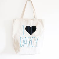 『I ♥ Darcy tote bag』