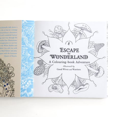 『Escape to Wonderland：A Colouring Book Adventure』