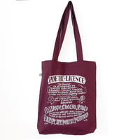 『Poetic Licence Tote Bag』