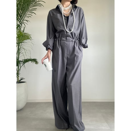 お値下げ！【新品未使用・タグ付】drawer オフショルダー ジャンプスーツ お値下げ！【新品未使用・タグ付】drawer オフショルダー ジャンプ