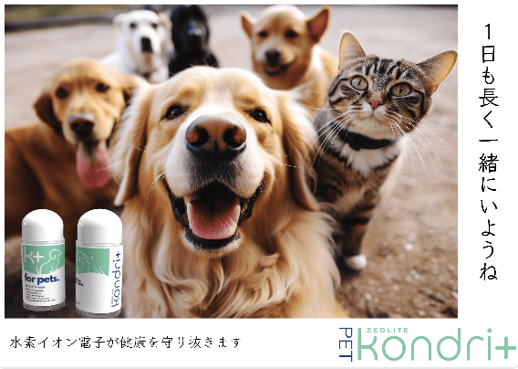 新品未使用 コンドリプラスペット ペット用サプリメント コンドリプラスPET | Kondri+ 水素イオンと電子で健康に