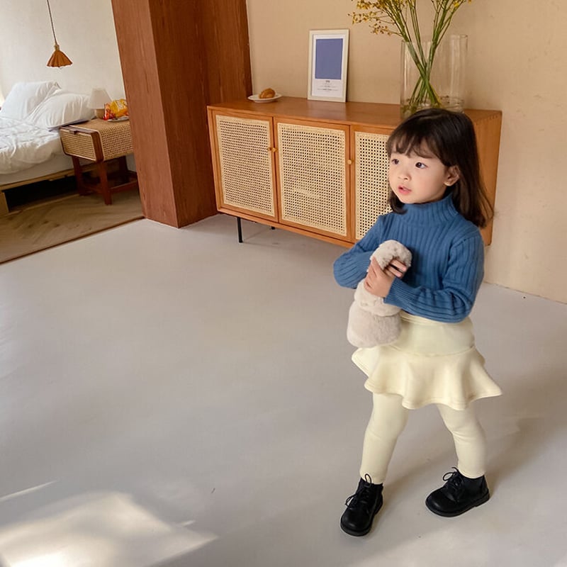 韓国子供服☆暖か 裏起毛 スカンツ 女の子 キッズ 子供服 秋冬新商品