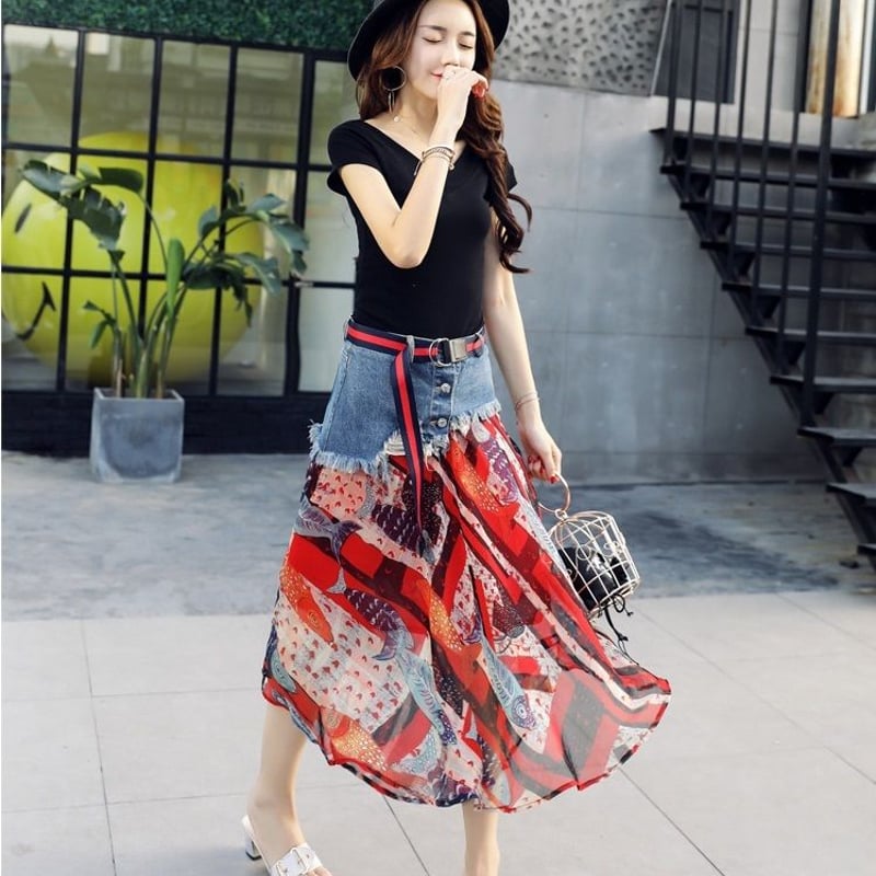 アルゴンキン レース フラップ シフォン スカート セット アルゴンキン レース フラップ シフォン スカート セット アルゴンキン