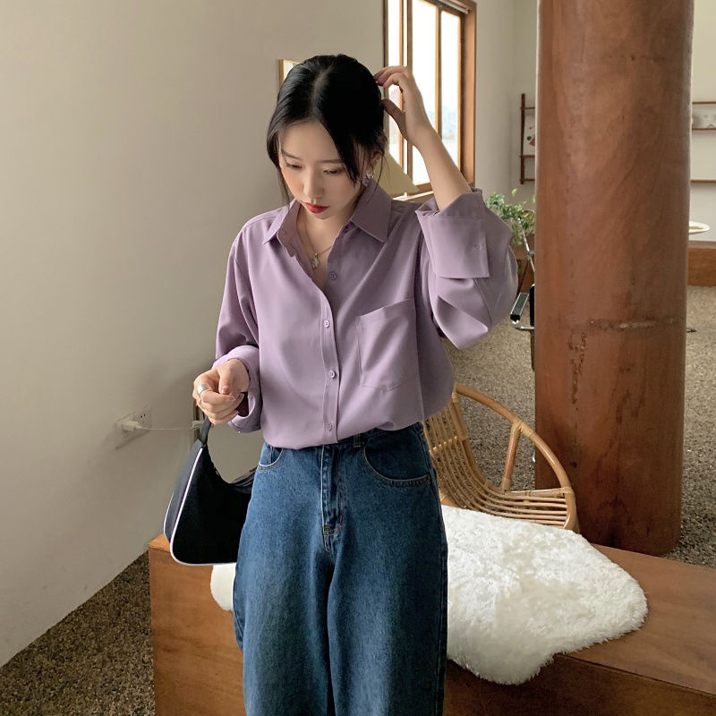 レーヨンブラウス♡ 襟付き シャツ レディース クーラー対策 冷え対策
