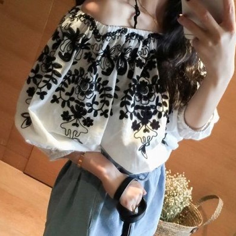 新品★GILLY HICKS ギリーヒックス★ブラウス★シアー★花柄★アバクロ