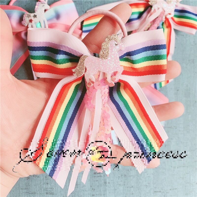 ゆめかわ ユニコーン フリルリボン ヘアゴム ゆめかわ ユニコーン フリルリボン ヘアゴム ✨新作✨ゆめかわ