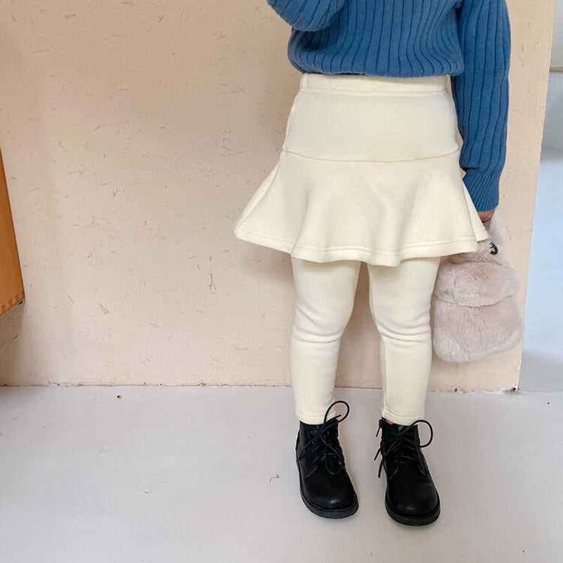 韓国子供服☆暖か 裏起毛 スカンツ 女の子 キッズ 子供服 秋冬新商品