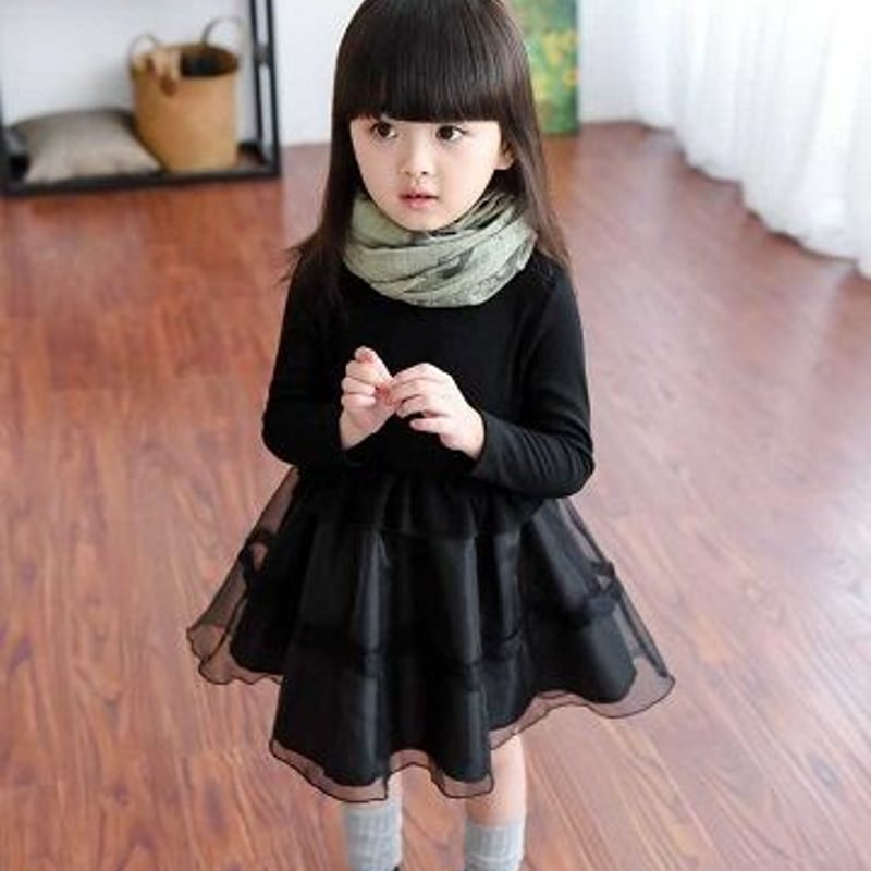 売り切れ、キッズオーガンジースカート、120サイズ 有難う 