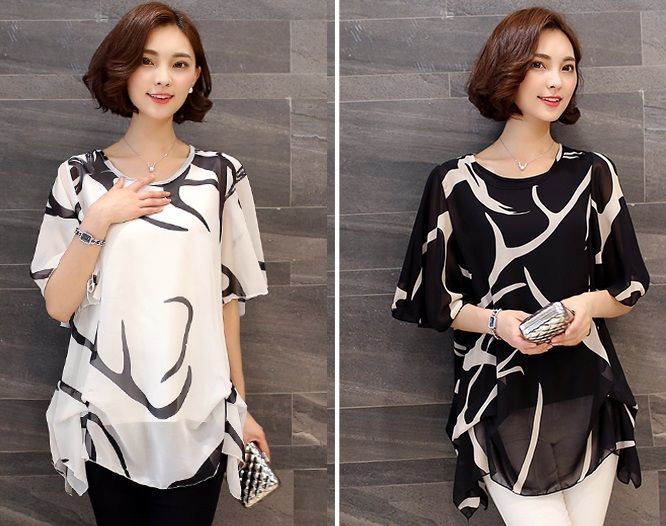 コムデギャルソン ホワイト シフォン チュニック 五分袖 コムデギャルソン ホワイト シフォン チュニック 五分袖