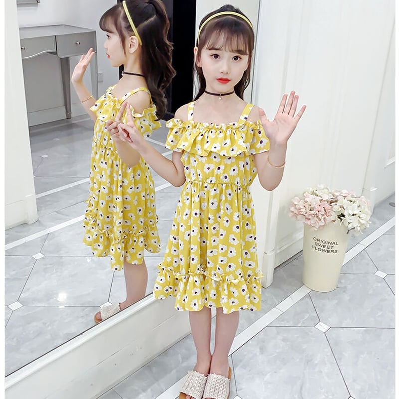 子ども服 キッズ 女子 フリル ブラウス ビジュー くさい ワンピース  