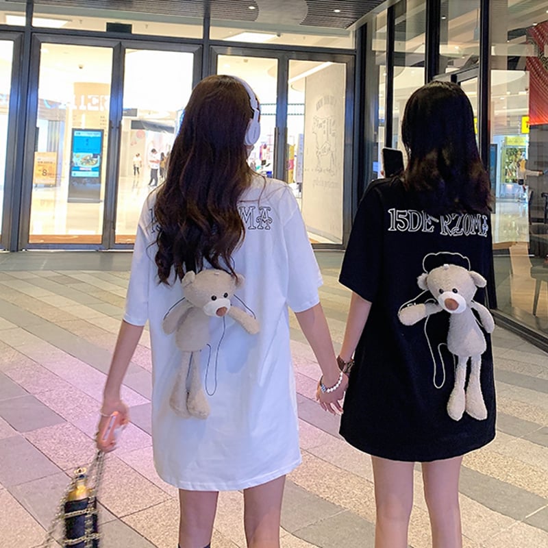 トップス Tシャツ レディース ワンピース ビックシルエット カジュアル