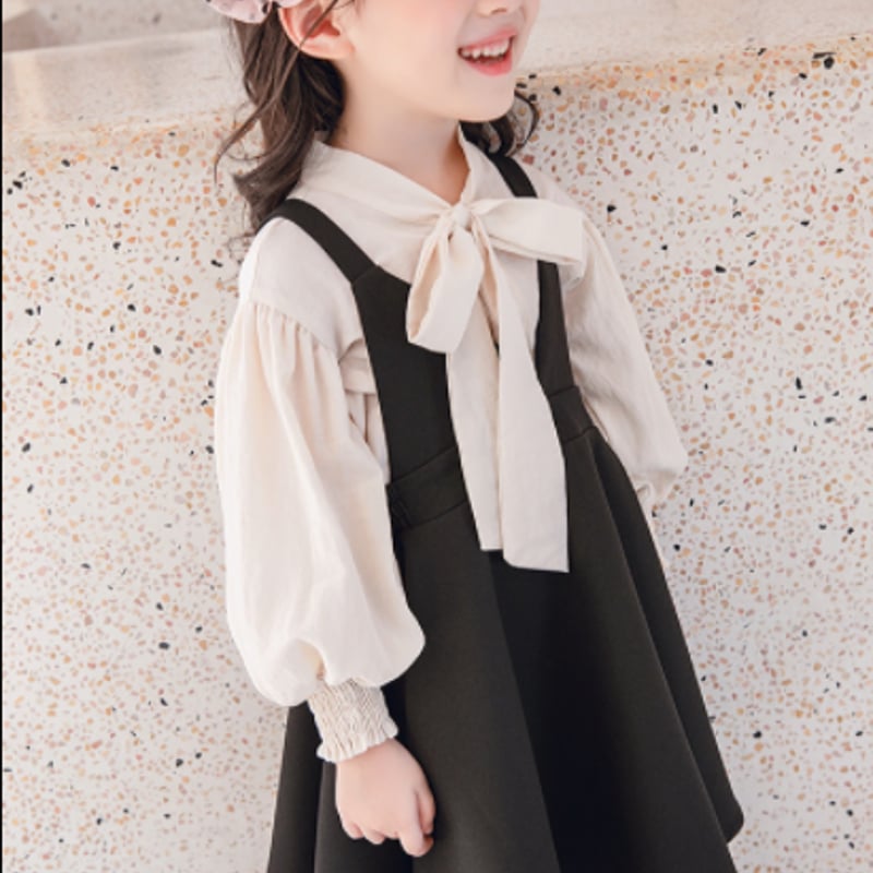 小児3点セット　長袖ワンピース　長袖ブラウス　長袖ブラウス&長パンツセットアップ 小児3点セット 長袖ワンピース 長袖ブラウス 長袖ブラウス&長パンツ