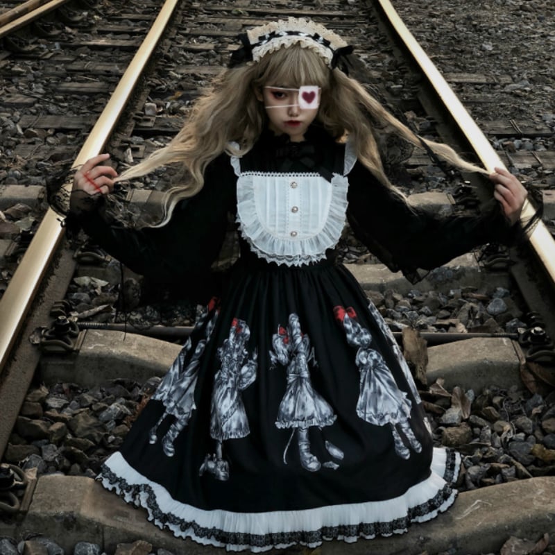 コスプレ ロリータ ロリィタ レディース 病みかわいい やみかわ 夢 