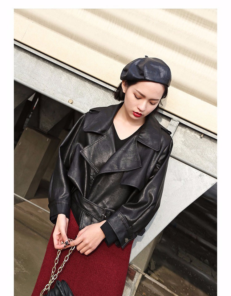 大人可愛いを取り入れる☆ライダースジャケット アウター レザー